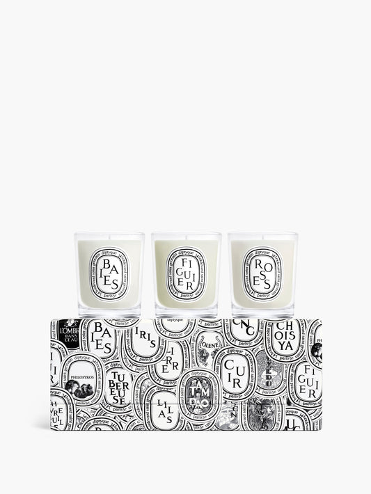 Set of 3 small candles - Pre-composed