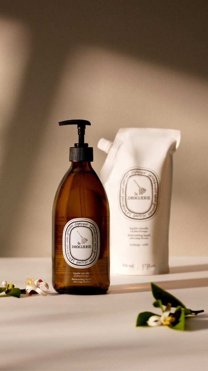 La Droguerie - Refill for dishwashing liquid with orange blossom