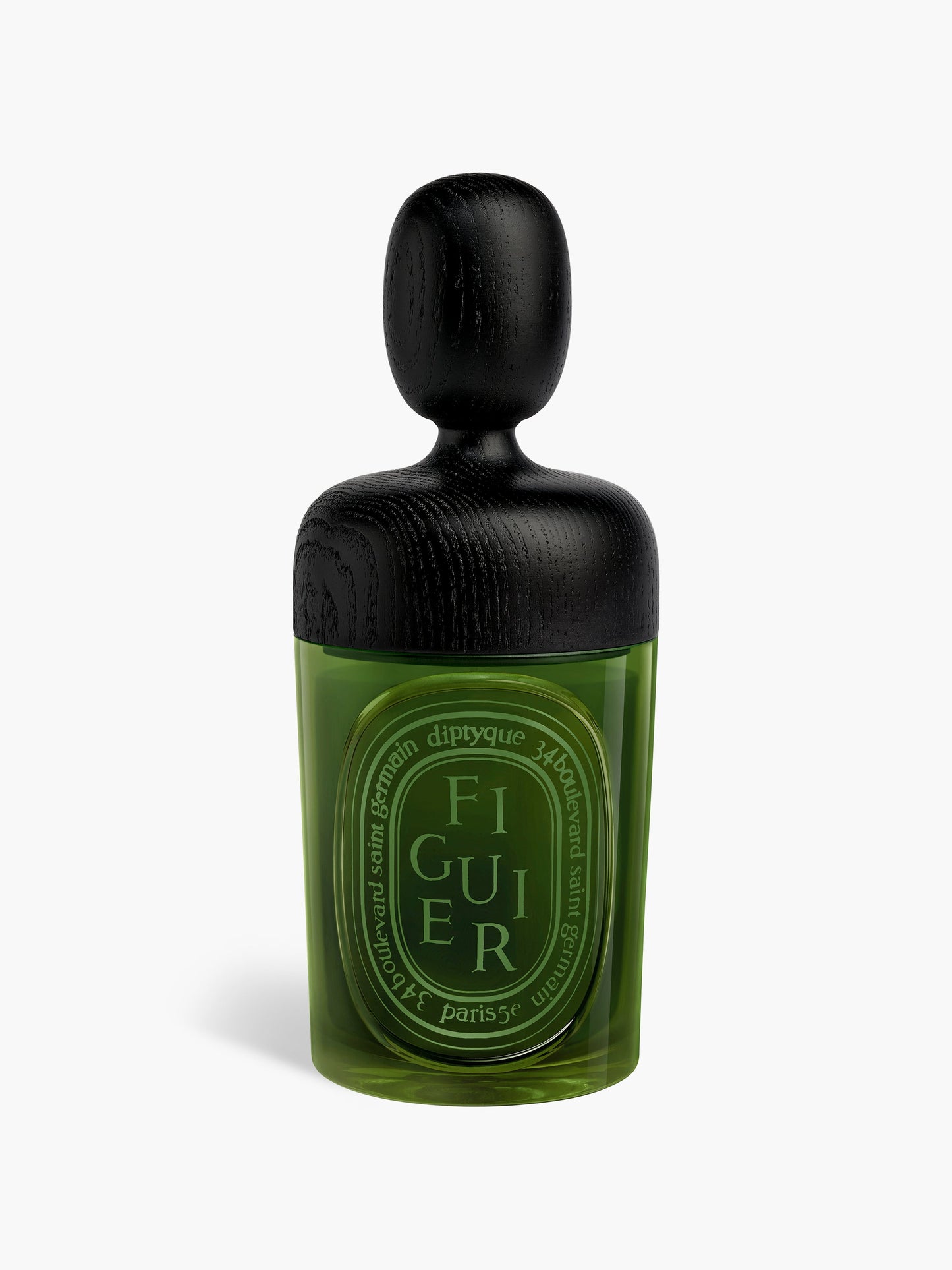 Black Volute lid - For medium candle