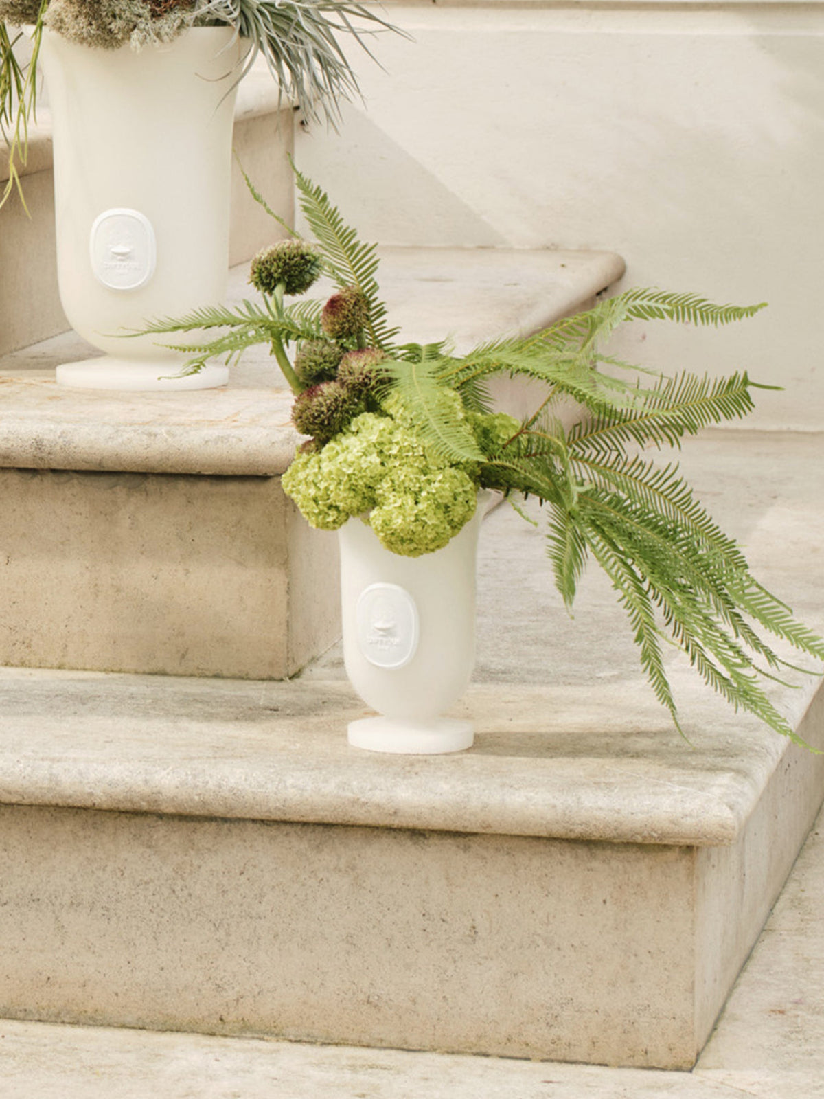 White Medicis vase - Small