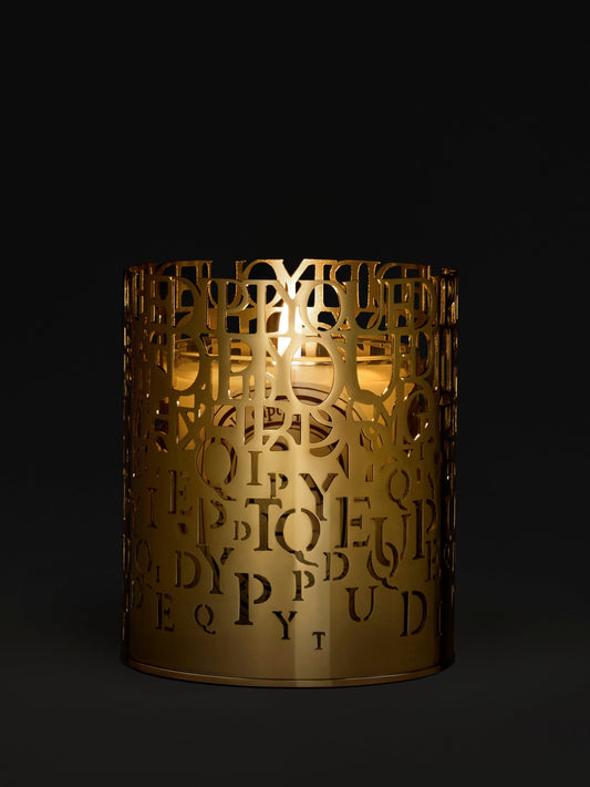 Alphabet candle holder - For classic candles