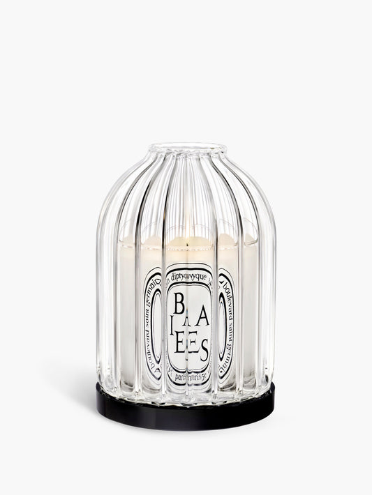 Ribbed candle holder - For small candles