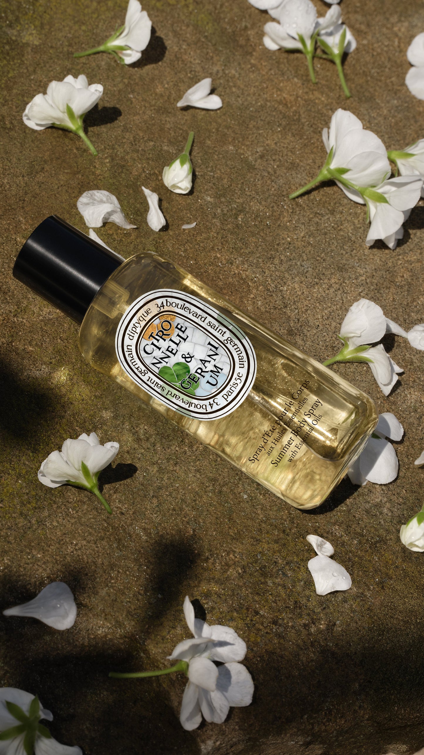 Lemongrass & Geranium - Summer body spray with essential oils