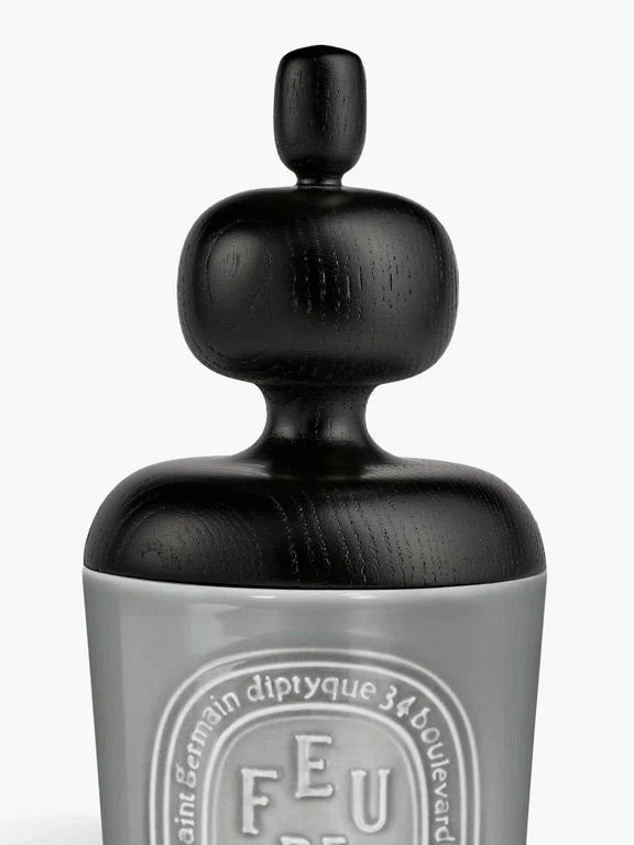 Black Astragal lid - For large candle