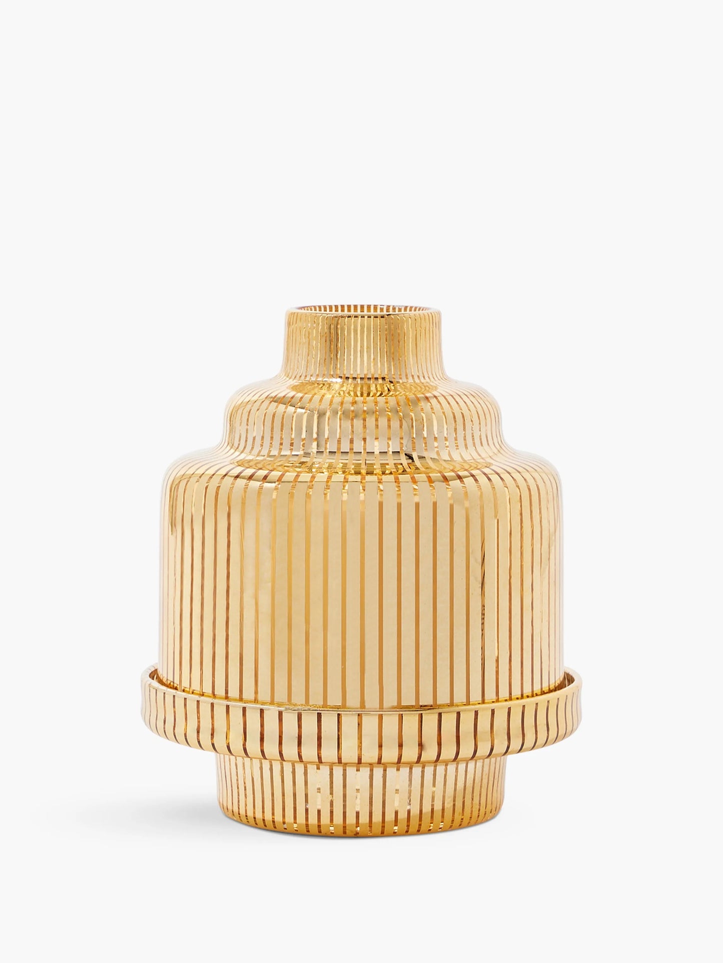 White Pyramid candle holder - For classic candles