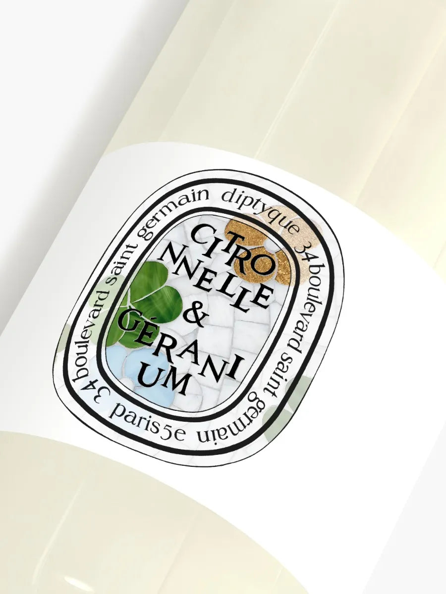 Lemongrass & Geranium - Perfumed cleansing body gel