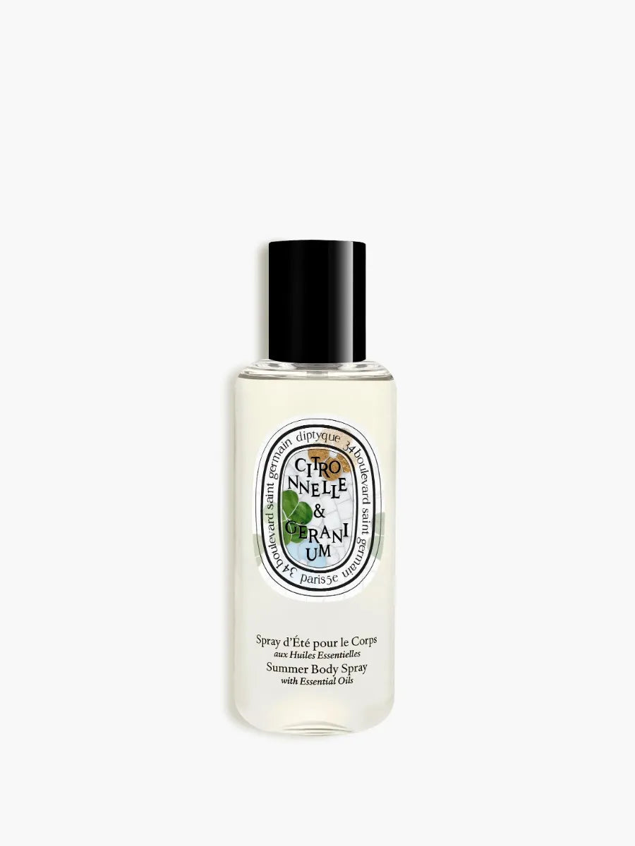 Lemongrass & Geranium - Summer body spray with essential oils