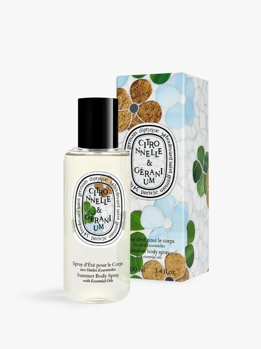 Lemongrass & Geranium - Summer body spray with essential oils