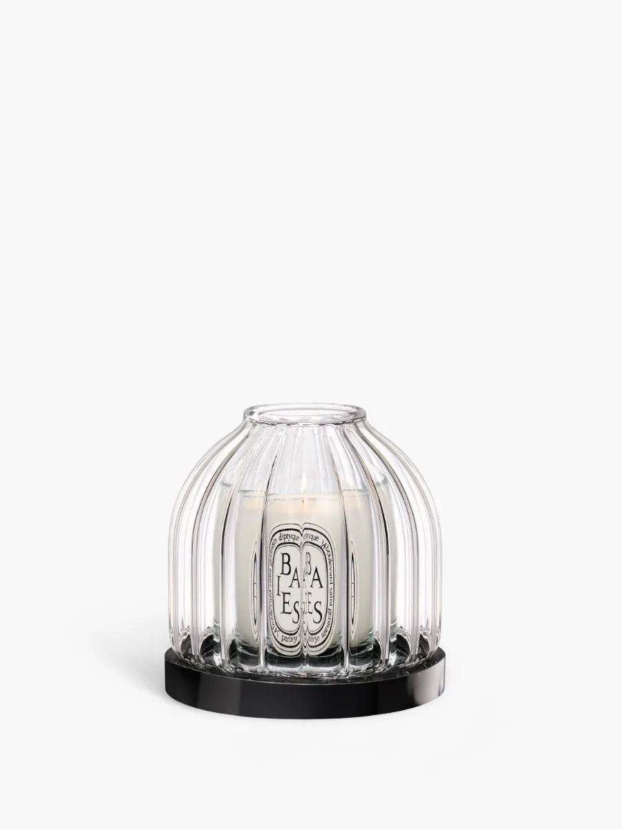 Ribbed candle holder - For classic candles