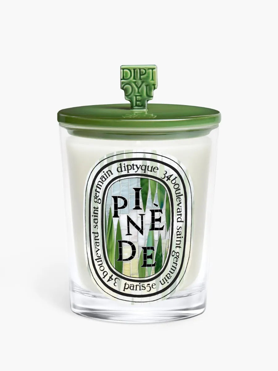 Pine Grove Green Pyramid Lid - For classic candles