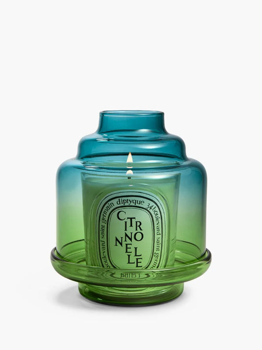 Water Garden Pyramid Candle Holder - For classic candles