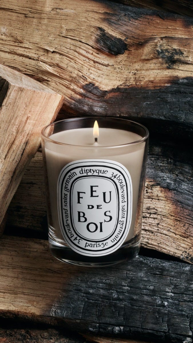 Feu de Bois (Wood Fire) - Small Candle