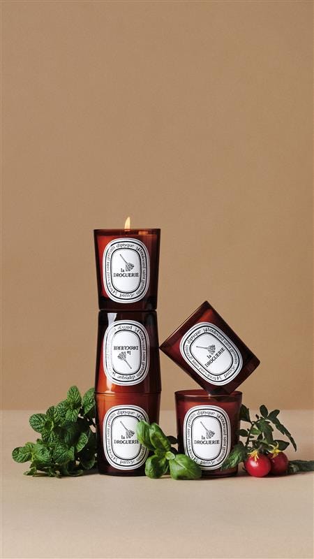 La Droguerie - Odor removing candle with basil